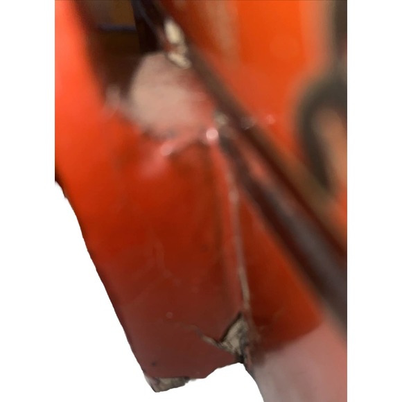 Antique Chinese porcelain lacquered stacking Wedding box, 3 tier. 11”x8”x7” - Picture 14 of 15